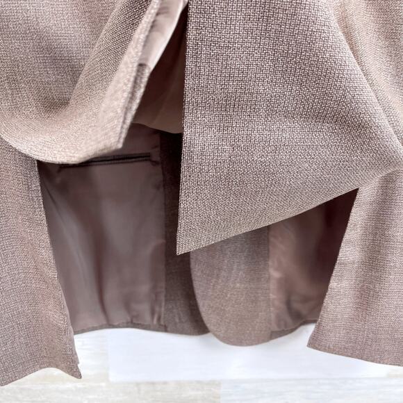 Jos A Bank Travelers Wool Tailored Fit Sport Coat Brown Mens 46L - Picture 6 of 7